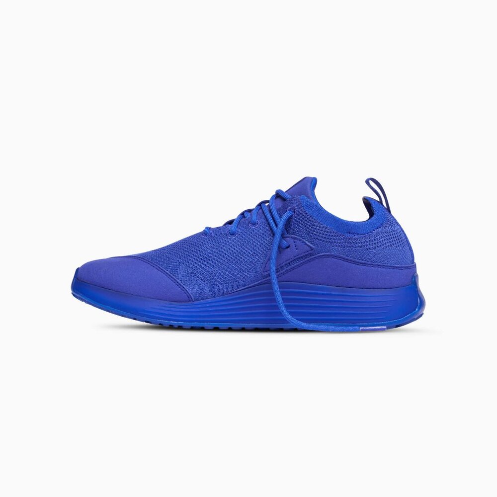 Lane-Eight HIIT TRAINER Men's 10.5  Running Shoes Cobalt Blue Vegan Gym Sneaker - Picture 2 of 7